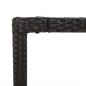 vidaXL 5-tlg. Garten-Essgruppe mit Kissen Schwarz Poly Rattan vidaXL 5-tlg. Garten-Essgruppe mit Kissen Schwarz Poly Rattan