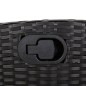 vidaXL 5-tlg. Garten-Essgruppe mit Kissen Schwarz Poly Rattan vidaXL 5-tlg. Garten-Essgruppe mit Kissen Schwarz Poly Rattan