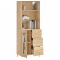 Highboard Sonoma-Eiche 69,5x34x180 cm Holzwerkstoff Highboard Sonoma-Eiche 69,5x34x180 cm Holzwerkstoff