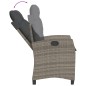 vidaXL 5-tlg. Garten-Essgruppe mit Kissen Grau Poly Rattan vidaXL 5-tlg. Garten-Essgruppe mit Kissen Grau Poly Rattan