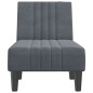 vidaXL Chaiselongue Dunkelgrau Samt vidaXL Chaiselongue Dunkelgrau Samt