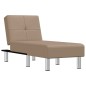 vidaXL Chaiselongue Capuccino-Braun Kunstleder vidaXL Chaiselongue Capuccino-Braun Kunstleder