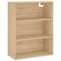 Highboard Sonoma-Eiche 69,5x34x180 cm Holzwerkstoff Highboard Sonoma-Eiche 69,5x34x180 cm Holzwerkstoff