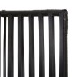 vidaXL Paravent 6-tlg. Schwarz Poly Rattan vidaXL Paravent 6-tlg. Schwarz Poly Rattan