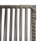 vidaXL Paravent 6-tlg. Grau Poly Rattan vidaXL Paravent 6-tlg. Grau Poly Rattan