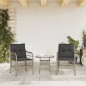 vidaXL Gartenstühle mit Kissen 2 Stk. Hellgrau Poly Rattan vidaXL Gartenstühle mit Kissen 2 Stk. Hellgrau Poly Rattan