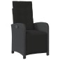 vidaXL 5-tlg. Garten-Essgruppe mit Kissen Schwarz Poly Rattan vidaXL 5-tlg. Garten-Essgruppe mit Kissen Schwarz Poly Rattan