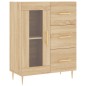 Highboard Sonoma-Eiche 69,5x34x180 cm Holzwerkstoff Highboard Sonoma-Eiche 69,5x34x180 cm Holzwerkstoff