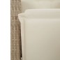 vidaXL 5-tlg. Garten-Essgruppe mit Kissen Beige Poly Rattan vidaXL 5-tlg. Garten-Essgruppe mit Kissen Beige Poly Rattan