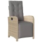 vidaXL 9-tlg. Garten-Essgruppe mit Kissen Beige Poly Rattan vidaXL 9-tlg. Garten-Essgruppe mit Kissen Beige Poly Rattan