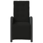 vidaXL Gartensessel mit Fußteil 2 Stk. Verstellbar Schwarz Poly Rattan vidaXL Gartensessel mit Fußteil 2 Stk. Verstellbar Schwarz Poly Rattan