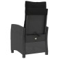 vidaXL Gartensessel mit Kissen 2 Stk. Verstellbar Schwarz Poly Rattan vidaXL Gartensessel mit Kissen 2 Stk. Verstellbar Schwarz Poly Rattan