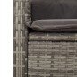 vidaXL 5-tlg. Garten-Essgruppe mit Kissen Grau Poly Rattan vidaXL 5-tlg. Garten-Essgruppe mit Kissen Grau Poly Rattan