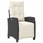 vidaXL 5-tlg. Garten-Essgruppe mit Kissen Schwarz Poly Rattan vidaXL 5-tlg. Garten-Essgruppe mit Kissen Schwarz Poly Rattan