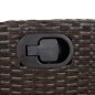 vidaXL 3-tlg. Garten-Essgruppe mit Kissen Braun Poly Rattan vidaXL 3-tlg. Garten-Essgruppe mit Kissen Braun Poly Rattan