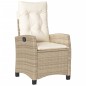 vidaXL 5-tlg. Garten-Essgruppe mit Kissen Beige Poly Rattan vidaXL 5-tlg. Garten-Essgruppe mit Kissen Beige Poly Rattan