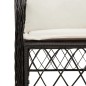 vidaXL 7-tlg. Garten-Essgruppe mit Kissen Schwarz Poly Rattan vidaXL 7-tlg. Garten-Essgruppe mit Kissen Schwarz Poly Rattan