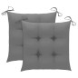 vidaXL Klappbare Gartenstühle 2 Stk. mit Kissen Bambus vidaXL Klappbare Gartenstühle 2 Stk. mit Kissen Bambus