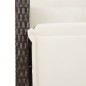 vidaXL 7-tlg. Garten-Essgruppe mit Kissen Braun Poly Rattan vidaXL 7-tlg. Garten-Essgruppe mit Kissen Braun Poly Rattan