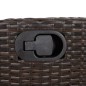 vidaXL 7-tlg. Garten-Essgruppe mit Kissen Braun Poly Rattan vidaXL 7-tlg. Garten-Essgruppe mit Kissen Braun Poly Rattan