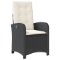 vidaXL 7-tlg. Garten-Essgruppe mit Kissen Schwarz Poly Rattan vidaXL 7-tlg. Garten-Essgruppe mit Kissen Schwarz Poly Rattan