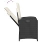 vidaXL 7-tlg. Garten-Essgruppe mit Kissen Schwarz Poly Rattan vidaXL 7-tlg. Garten-Essgruppe mit Kissen Schwarz Poly Rattan