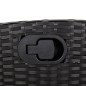 vidaXL 7-tlg. Garten-Essgruppe mit Kissen Schwarz Poly Rattan vidaXL 7-tlg. Garten-Essgruppe mit Kissen Schwarz Poly Rattan