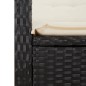 vidaXL 7-tlg. Garten-Essgruppe mit Kissen Schwarz Poly Rattan vidaXL 7-tlg. Garten-Essgruppe mit Kissen Schwarz Poly Rattan