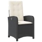 vidaXL 7-tlg. Garten-Essgruppe mit Kissen Schwarz Poly Rattan vidaXL 7-tlg. Garten-Essgruppe mit Kissen Schwarz Poly Rattan