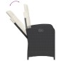 vidaXL 7-tlg. Garten-Essgruppe mit Kissen Schwarz Poly Rattan vidaXL 7-tlg. Garten-Essgruppe mit Kissen Schwarz Poly Rattan