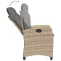 vidaXL 7-tlg. Garten-Essgruppe mit Kissen Beigemischung Poly Rattan vidaXL 7-tlg. Garten-Essgruppe mit Kissen Beigemischung Poly Rattan