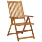 Klappbare Gartenstühle 6 Stk. mit Auflagen Massivholz Akazie Klappbare Gartenstühle 6 Stk. mit Auflagen Massivholz Akazie