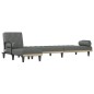 vidaXL Schlafsofa in L-Form Dunkelgrau 260x140x70 cm Stoff vidaXL Schlafsofa in L-Form Dunkelgrau 260x140x70 cm Stoff