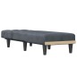 vidaXL Chaiselongue Dunkelgrau Samt vidaXL Chaiselongue Dunkelgrau Samt