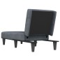 vidaXL Chaiselongue Dunkelgrau Samt vidaXL Chaiselongue Dunkelgrau Samt
