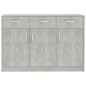 vidaXL Sideboard Betongrau 110x30x75 cm Holzwerkstoff