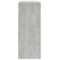 vidaXL Sideboard Betongrau 110x30x75 cm Holzwerkstoff