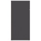 vidaXL Sideboard Grau 80x36x75 cm Holzwerkstoff vidaXL Sideboard Grau 80x36x75 cm Holzwerkstoff