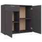 vidaXL Sideboard Grau 80x36x75 cm Holzwerkstoff vidaXL Sideboard Grau 80x36x75 cm Holzwerkstoff