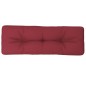 vidaXL Palettenkissen Weinrot 120x40x12 cm Stoff vidaXL Palettenkissen Weinrot 120x40x12 cm Stoff