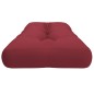 vidaXL Palettenkissen Weinrot 120x40x12 cm Stoff vidaXL Palettenkissen Weinrot 120x40x12 cm Stoff
