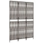 vidaXL Paravent 3-tlg. Braun Poly Rattan vidaXL Paravent 3-tlg. Braun Poly Rattan