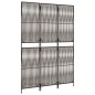 vidaXL Paravent 3-tlg. Braun Poly Rattan vidaXL Paravent 3-tlg. Braun Poly Rattan