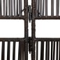 vidaXL Paravent 3-tlg. Braun Poly Rattan vidaXL Paravent 3-tlg. Braun Poly Rattan