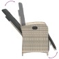 vidaXL 7-tlg. Garten-Essgruppe mit Kissen Hellgrau Poly Rattan vidaXL 7-tlg. Garten-Essgruppe mit Kissen Hellgrau Poly Rattan
