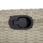 vidaXL 7-tlg. Garten-Essgruppe mit Kissen Hellgrau Poly Rattan vidaXL 7-tlg. Garten-Essgruppe mit Kissen Hellgrau Poly Rattan