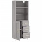 Highboard Grau Sonoma 69,5x34x180 cm Holzwerkstoff Highboard Grau Sonoma 69,5x34x180 cm Holzwerkstoff