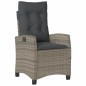 vidaXL 5-tlg. Garten-Essgruppe mit Kissen Grau Poly Rattan vidaXL 5-tlg. Garten-Essgruppe mit Kissen Grau Poly Rattan