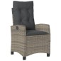 vidaXL 7-tlg. Garten-Essgruppe mit Kissen Grau Poly Rattan vidaXL 7-tlg. Garten-Essgruppe mit Kissen Grau Poly Rattan