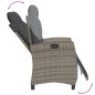 vidaXL 7-tlg. Garten-Essgruppe mit Kissen Grau Poly Rattan vidaXL 7-tlg. Garten-Essgruppe mit Kissen Grau Poly Rattan